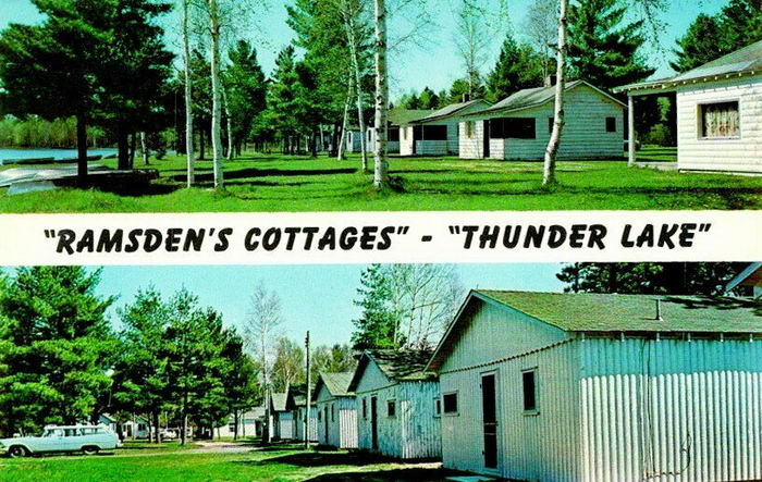 Ramsdens Modern Cottages - Old Postcard Photo
